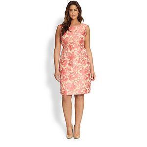 Lafayette 148 Evelyn Embroidered Floral Dress
